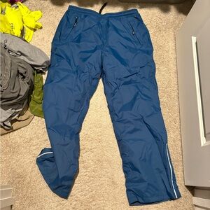 Teal rain Pants
